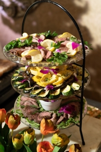 3 tier appetizer setup