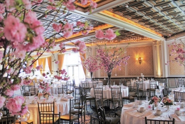 spring wedding cherry blossoms