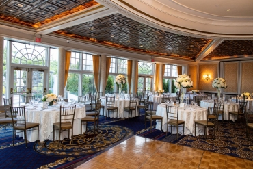 east ballroom tables