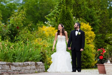 cocktail hour patio and gardens