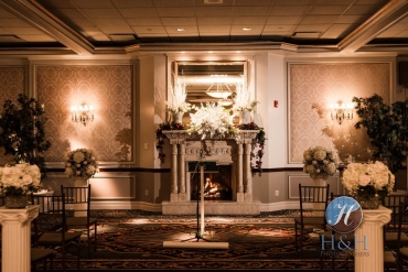 fireplace ceremony location