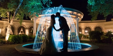 front fountain at vip