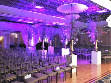 kosher wedding setup