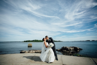 waterfront wedding on the sound