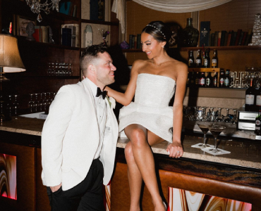 girl sitting on bar at vip 600 club